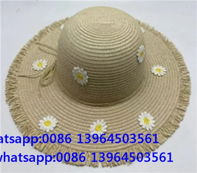 Mũ Rơm Hoa Cho Bé Gái Tassal Mùa Hè