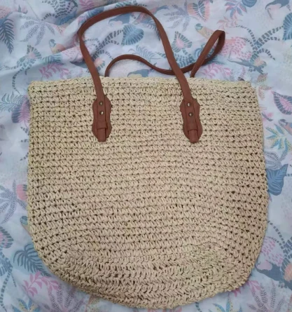 Túi rơm nữ Handmade