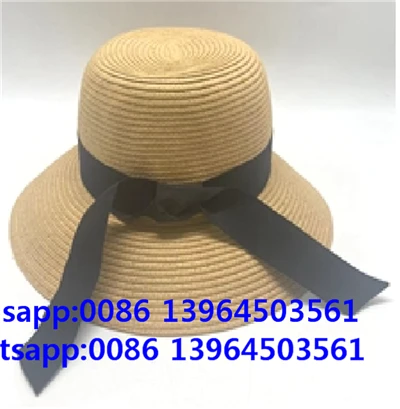 Mũ rơm với nơ trang trí mũ nữ