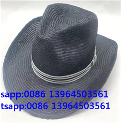 Mũ Fedora đen Mũ Panama ngoài trời cho nam