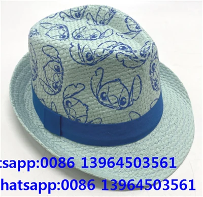 Mũ rơm thoáng khí mùa hè cho nam màu xanh