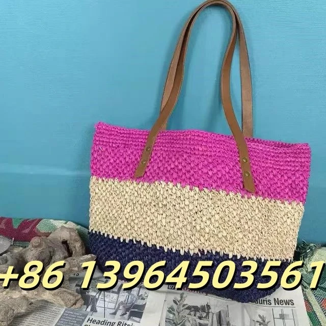 Madagascar raffia tote túi