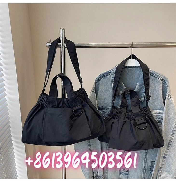 Nylon Fabric Shoulder Bag Beige best