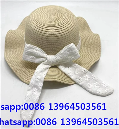 Mũ đi biển nơ rơm Lady