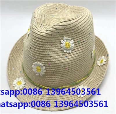 Mũ Fedora đi biển chấm bi nhiều màu sắc hoa be