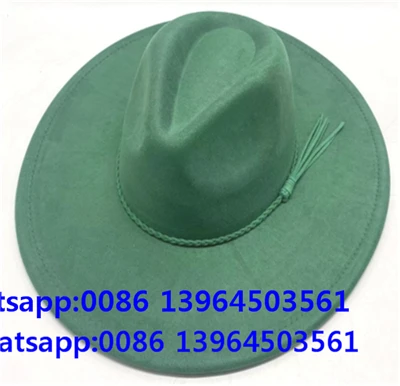 Mũ Fedora màu xanh lá cây có chức năng chống nắng