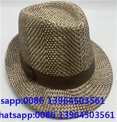 Mũ rơm vành ngắn phong cách Boho cho nam