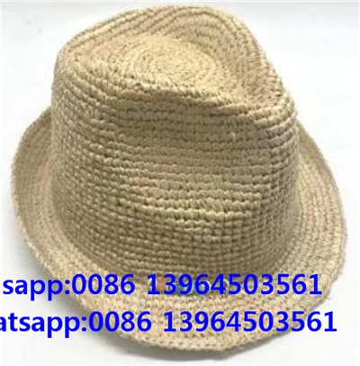 Mũ Fedora mềm mại đan móc thủ công