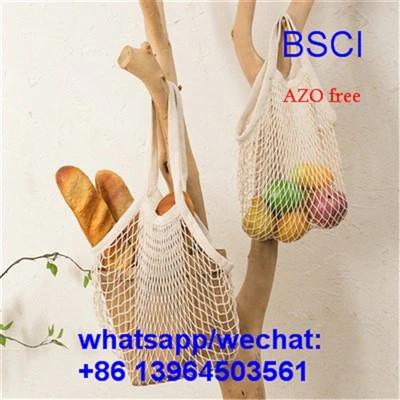 Túi đựng rau quả mua sắm bằng sợi bông hữu cơ