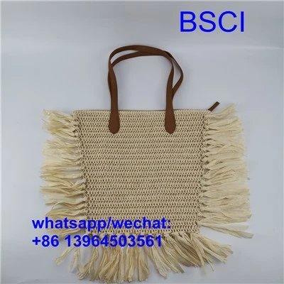 Túi đi biển mùa hè bằng rơm